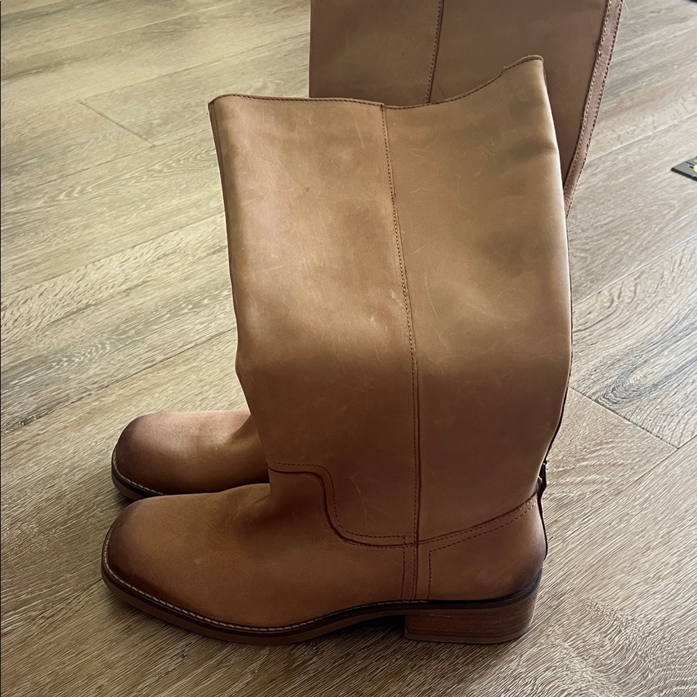 Lucky Brand Brown Leather Boots